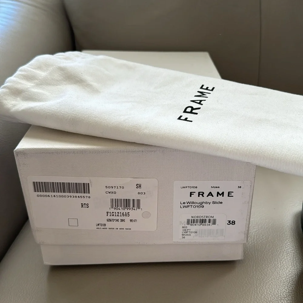 FRAME Le Willoughby Mule (all leather) Size 7 1/2 EU 38 - Picture 3 of 5